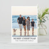 Year In Review What A Year Photo Collageクリスマス シーズンカード (スタンド正面)