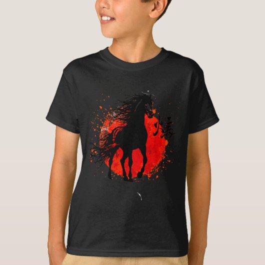 Year Of Horse 2026 Happy Chinese Lunar New Year Ho Tシャツ (正面)