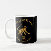 Year Of Monkey Traits Chinese Zodiac Chinese New Y コーヒーマグカップ (左)