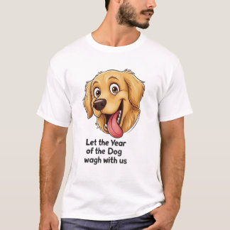 Year of the Dog Graphic for Dog Lovers T-Shirt Tシャツ