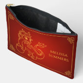 Year of the Dragon 2024 Chinese Zodiac アクセサリーポーチ (見開き)