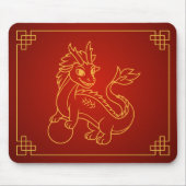 Year of the Dragon Chinese Zodiac マウスパッド (正面)