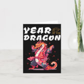 Year Of The Dragon Funny Dragons Chinese Zodiac Si カード (正面)