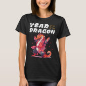 Year Of The Dragon Funny Dragons Chinese Zodiac Si Tシャツ (正面)