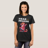 Year Of The Dragon Funny Dragons Chinese Zodiac Si Tシャツ (正面フル)