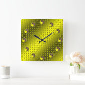 Year of the Earth Monkey スクエア壁時計 (ホーム)