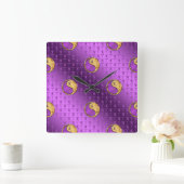 Year of the Fire Boar スクエア壁時計 (ホーム)