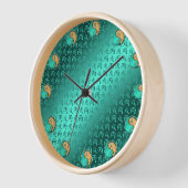 Year of the Fire Dog 壁時計 (傾斜)