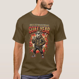 Year Of The Fire Goat 2027 Officially Goat Year  Tシャツ