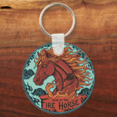 Year of the Fire Horse キーホルダー (正面)
