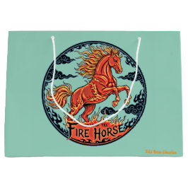 Year of the Fire Horse ラージペーパーバッグ