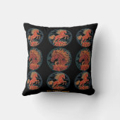 Year of the Fire Horse black クッション (裏面)