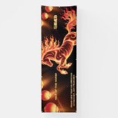 Year of the Fire Horse Chinese Celebration Street  横断幕 (縦)