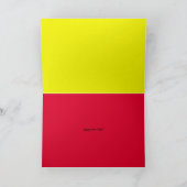 Year of the Fire Horse Chinese Lunar New Year シーズンカード (内部)