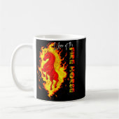 Year Of The Fire Horse Happy Chinese Lunar New Yea コーヒーマグカップ (左)