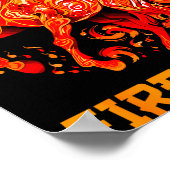 Year Of The Fire Horse Happy Chinese Lunar New Yea ポスター (角)