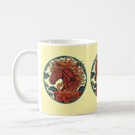 Year of the Fire Horse Mug Design 2 コーヒーマグカップ