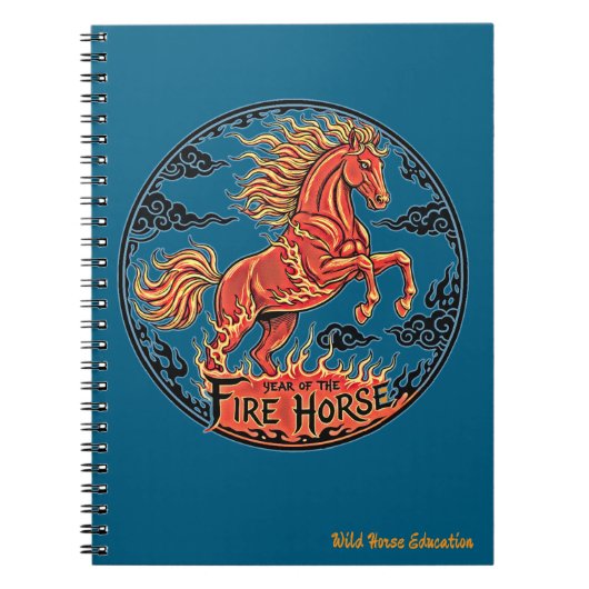 Year of the Fire Horse Notebook ノートブック (正面)