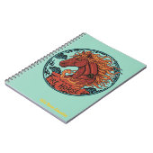 Year of the Fire Horse Notebook Design 2 ノートブック (左側)