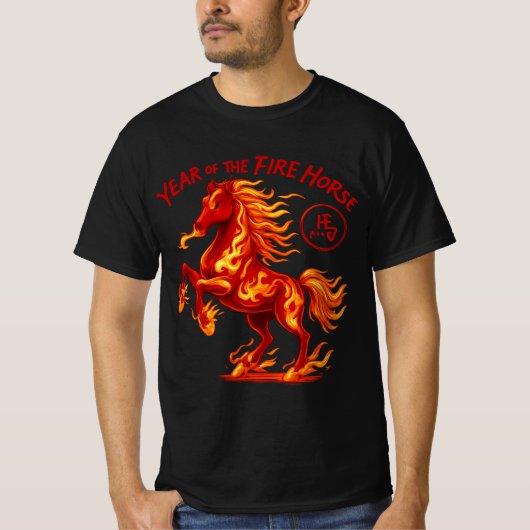 Year of the Fire Horse  Tシャツ (正面)