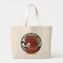 Year of the Fire Horse Tote Bag ラージトートバッグ
