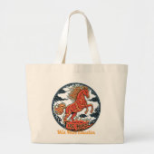Year of the Fire Horse Tote Bag ラージトートバッグ (正面)