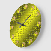 Year of the Fire Monkey ラージ壁時計 (傾斜)