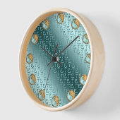 Year of the Fire Snake 壁時計 (傾斜)