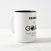 Year of the Goat 2027 with Characteristics ツートーンマグカップ (正面左)