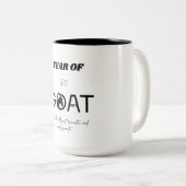 Year of the Goat 2027 with Characteristics ツートーンマグカップ (正面右)