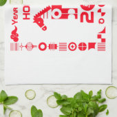 Year of the Horse 2026 キッチンタオル (折り畳み)