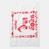 Year of the Horse 2026 キッチンタオル (縦)