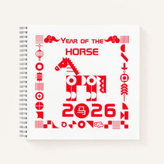 Year of the Horse 2026 ノートブック