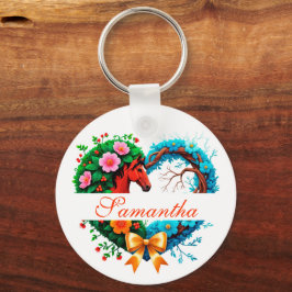 Year of the horse 2026 and Your name キーホルダー