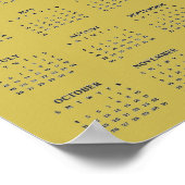 Year of the Horse 2026 Calendar Poster ポスター (角)