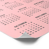 Year of the Horse 2026 Calendar Poster ポスター (角)