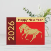 Year of the Horse 2026 - Chinese lunar New Year シーズンカード (スタンド正面)
