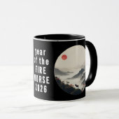 Year of the Horse 2026 Chinese New Year  マグカップ (正面右)