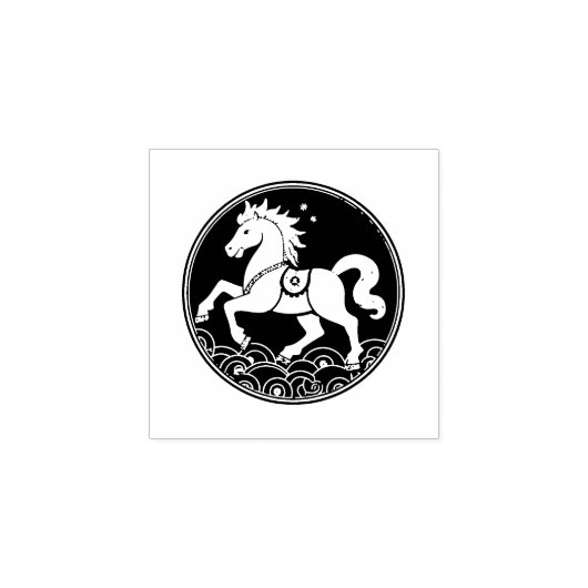 Year of the Horse 2026 Chinese New Year  ラバースタンプ (インプリント)