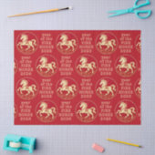 Year of the Horse 2026 Chinese New Year  薄葉紙 (クラフト)