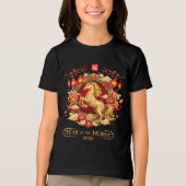 Year Of The Horse 2026 Chinese New Year 2026 トライブレンドＴシャツ (正面)