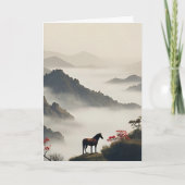 Year of the Horse 2026 Chinese New Year Landscape シーズンカード (正面)