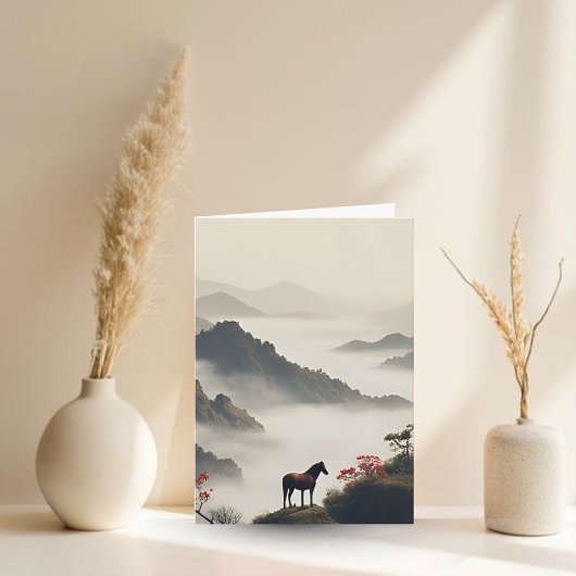 Year of the Horse 2026 Chinese New Year Landscape シーズンカード