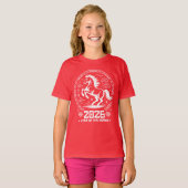 Year Of The Horse 2026 - Chinese New Year Tシャツ (正面フル)
