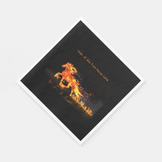 Year of the Horse 2026 (Fire Horse) スタンダードランチョンナプキン (角)