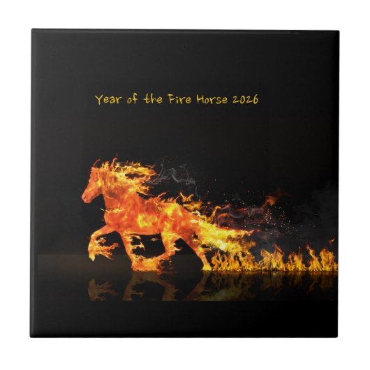Year of the Horse 2026 ( Fire Horse) タイル (正面)