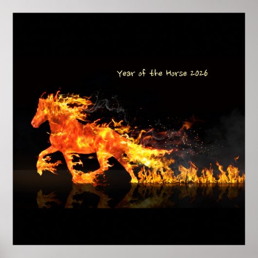 Year of the Horse 2026 (Fire Horse) ポスター (正面)