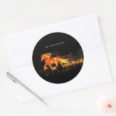 Year of the Horse 2026 (Fire Horse) ラウンドシール (封筒)