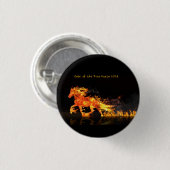 Year of The Horse 2026 (Fire Horse}  缶バッジ (正面&裏面)