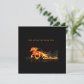 Year of the Horse 2026 (Fire Horse) Flat Card (スタンド正面)